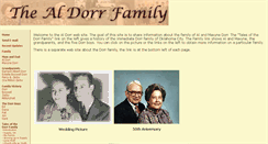 Desktop Screenshot of aldorrfamily.com